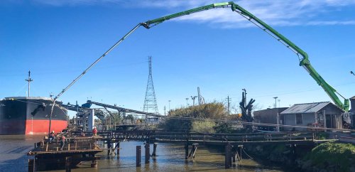 Repair Fire Damage Diverting Canal Bridge, Stockton