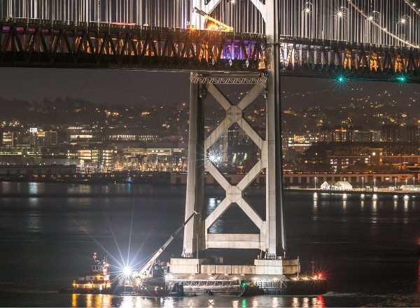 bridge at night